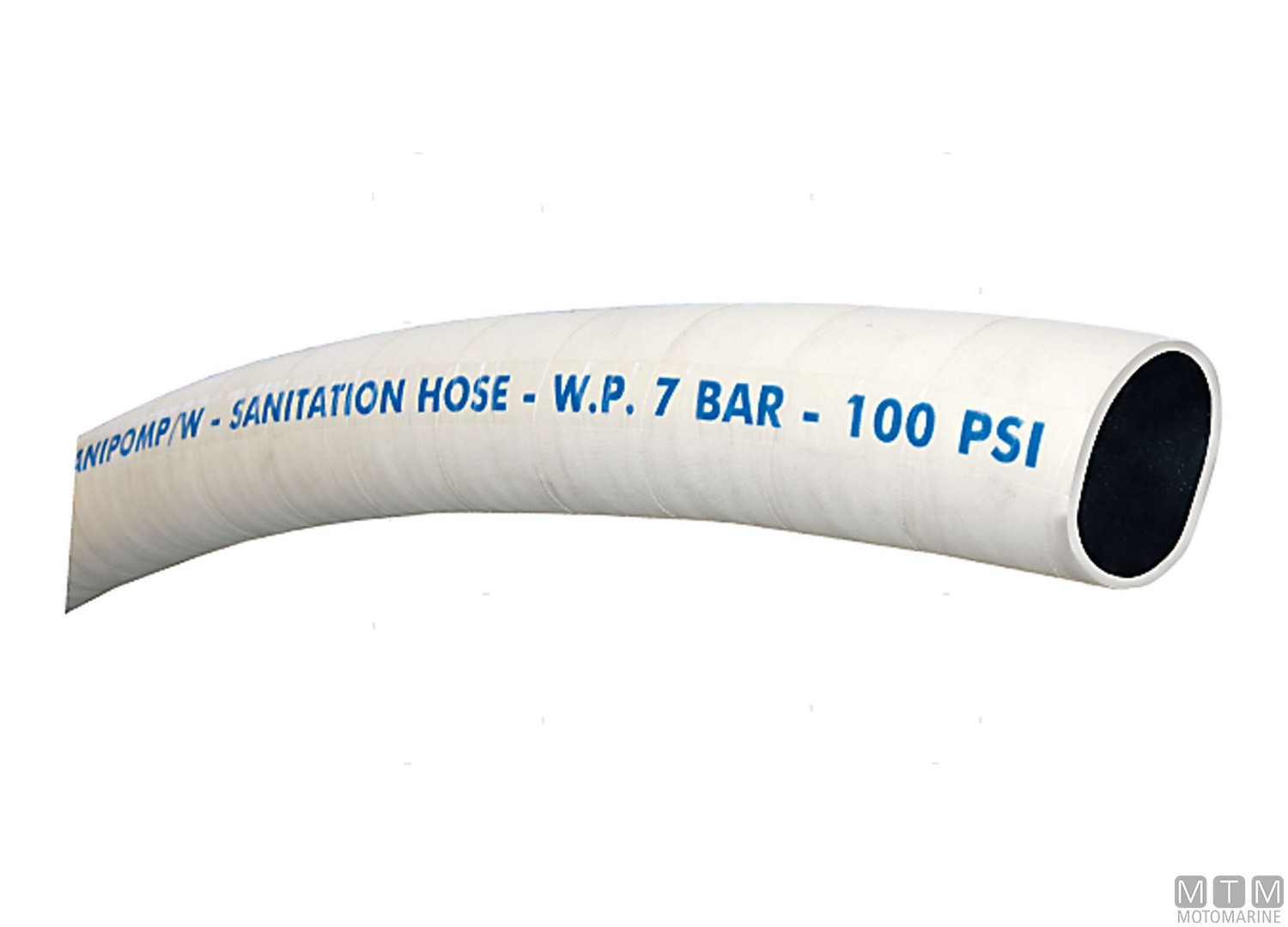 Image Tubo Wc Sanipomp in PVC Antiodore con Spirale in Acciaio &Oslash;20mm 10m