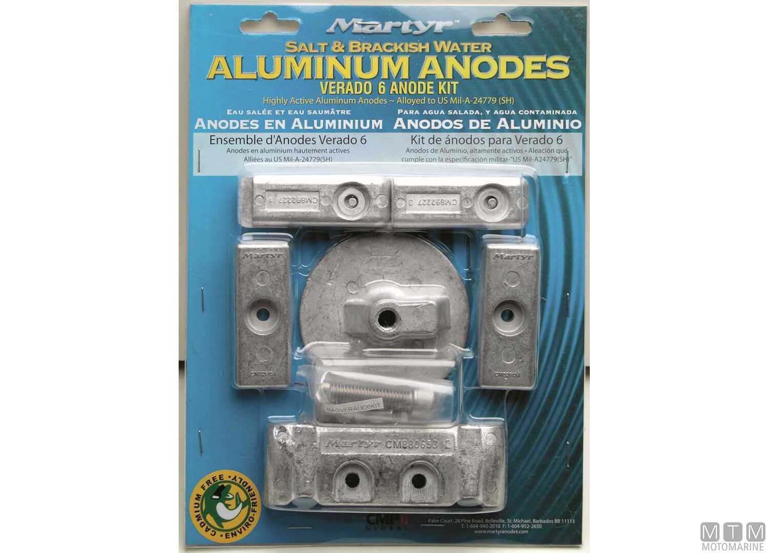 Image Aluminum Anode Kit Verado 6