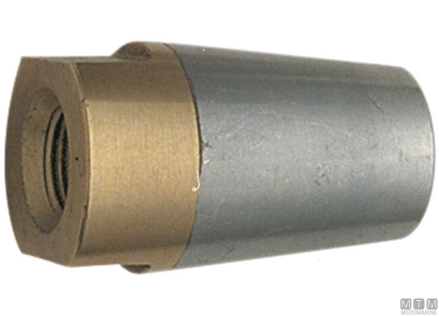 Image Ogiva per Asse &Oslash;25mm con Anodo Tronco di Cono