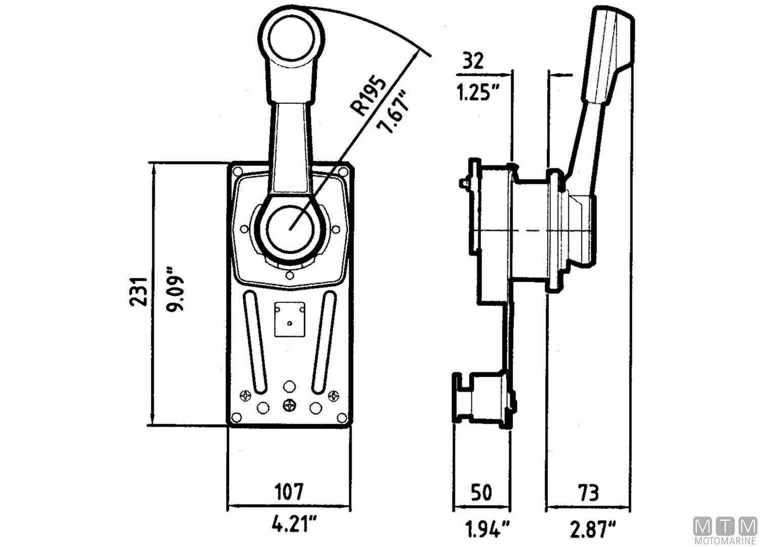 Comando Monoleva Doppia Azione Ultraflex B85 per Paratia-img4601401_.jpg