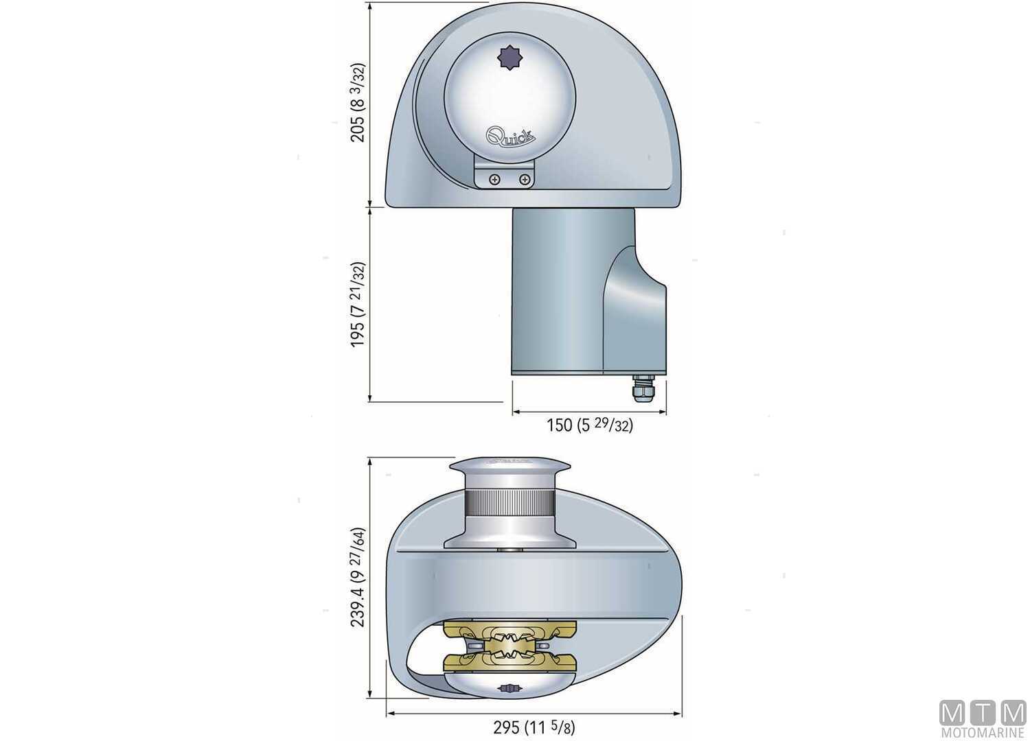 Verricello Quick Eagle E3 700W/12V Catena Ø6mm-img1202527_1.jpg