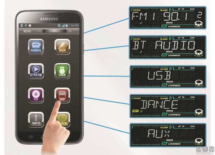 Radio-Lettore BOSS MR762BRGB RDS / MP3 / USB / CD / SD / Bluetooth-img5640109_6.jpg