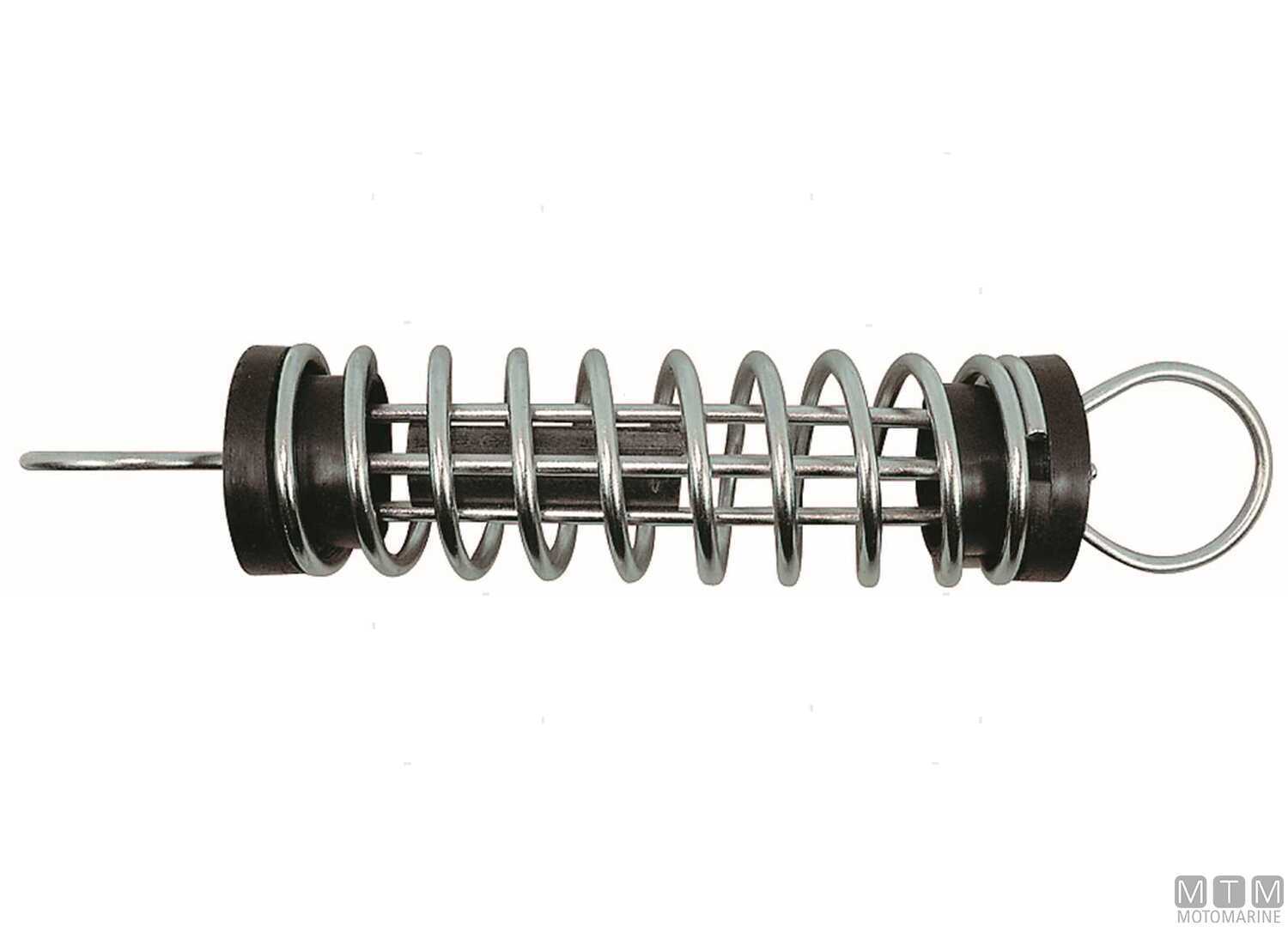 Image Molla Ormeggio Anticigolio Inox e Gomma L300 &Oslash;5mm