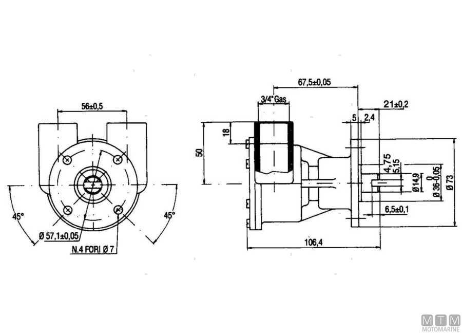 Pompa Flangiata Ancor St 142 - 3/4