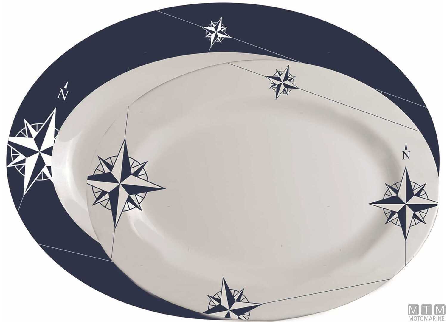 Image Set Piatti Portata Ovali MB Northwind 2 Pezzi