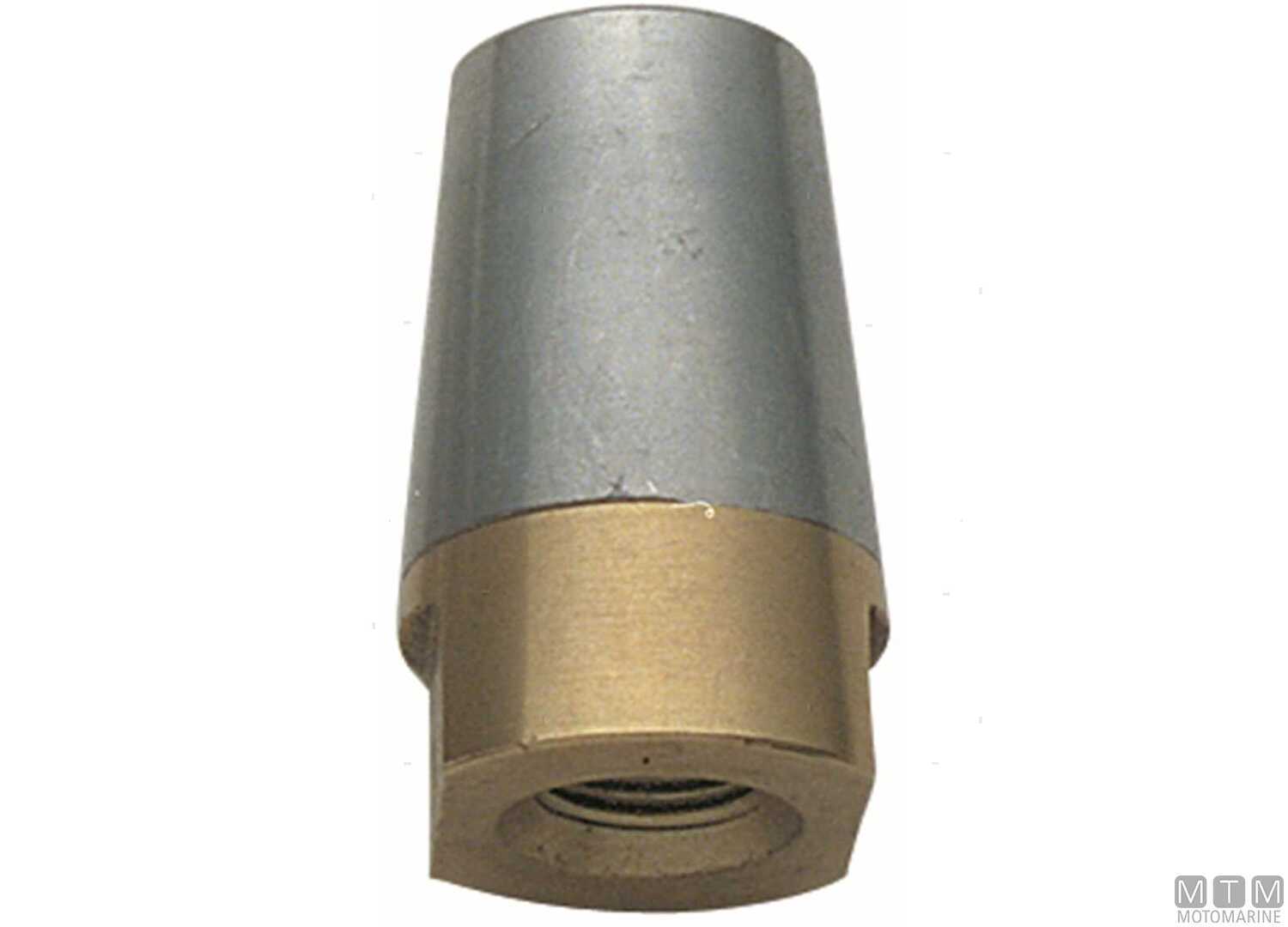 Image Ogiva per Asse &Oslash;25mm con Anodo Tronco di Cono