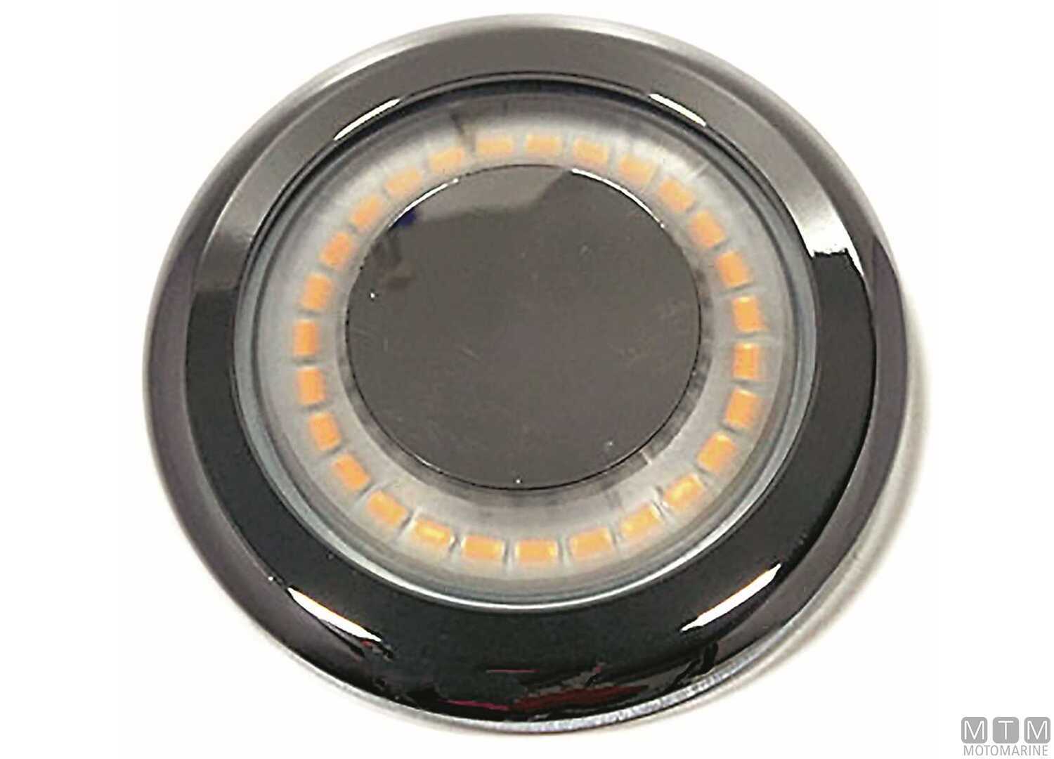 Image Chromed Aluminum Ufo Led Dome Light &Oslash;50mm 10-30V