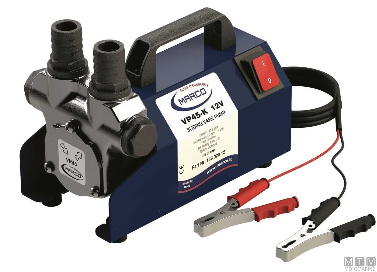Image Pompa Travaso Gasolio Marco VP45 45L 12V