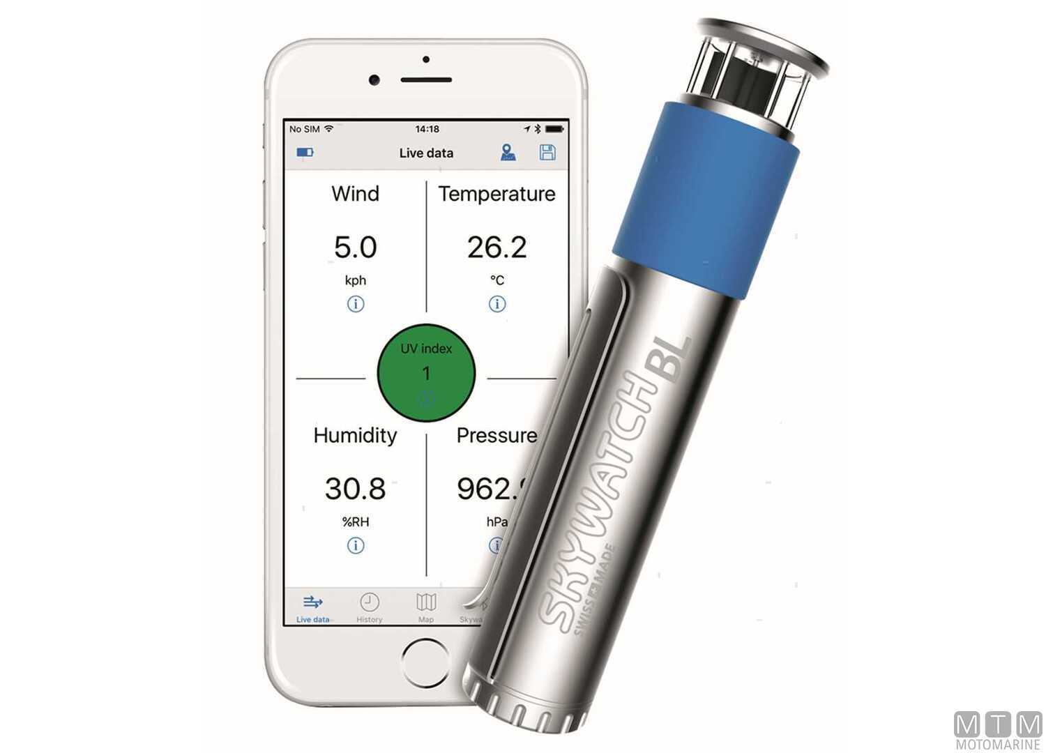 Image Skaywatch BL500 Bluetooth Stazione Meteo Portatile