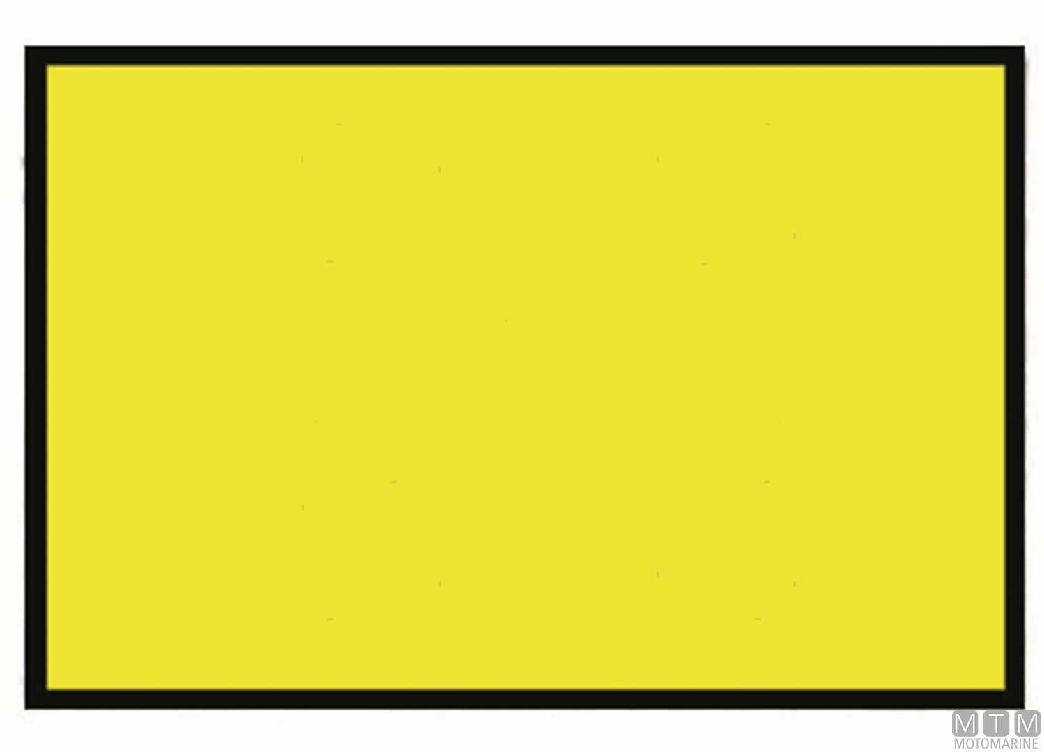 Image Yellow Warning Flag 20x30cm