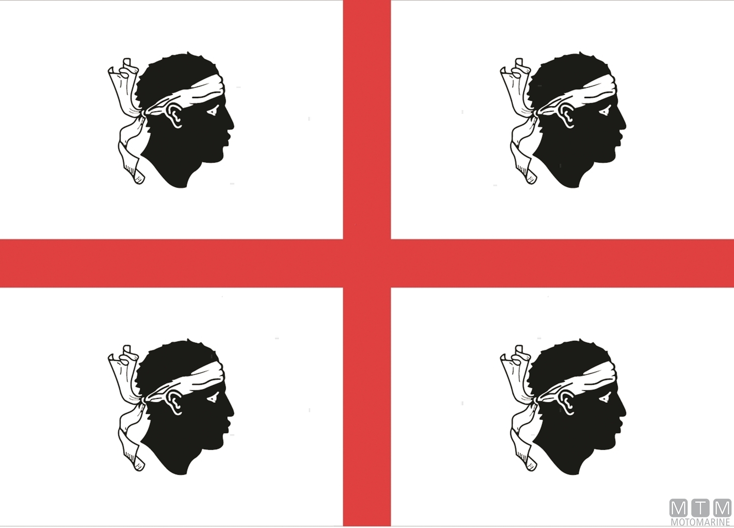 Image Sardinia Flag 20x30cm