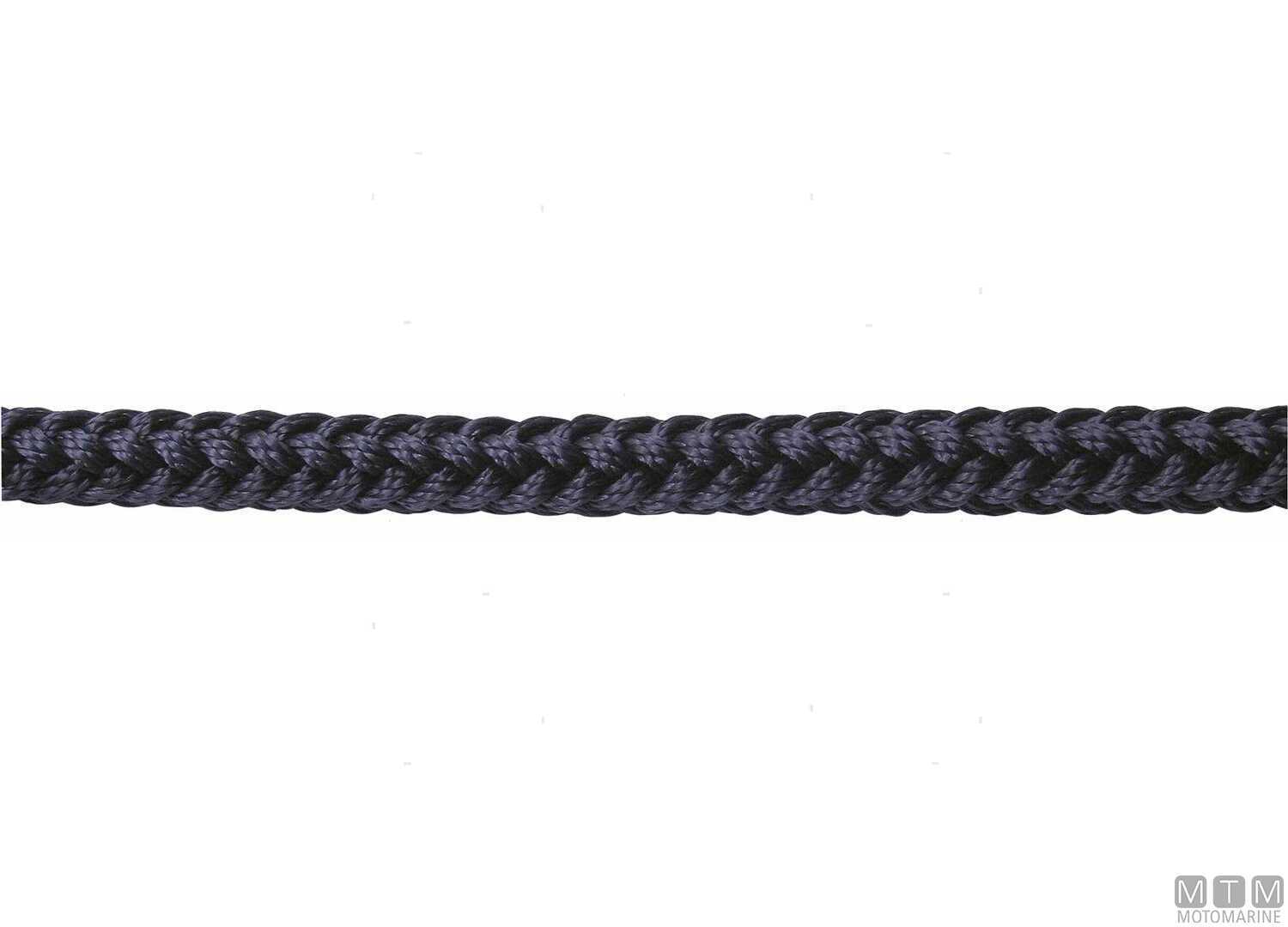 Image Treccia Squareline 12 Fusi Blu Navy in Poliestere &Oslash;12mm 200m