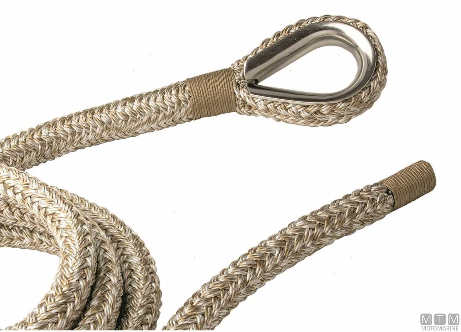 Treccia Ormeggio Beige con Redancia in Acciaio Inox Ø24mm 20m-img3101730_.jpg