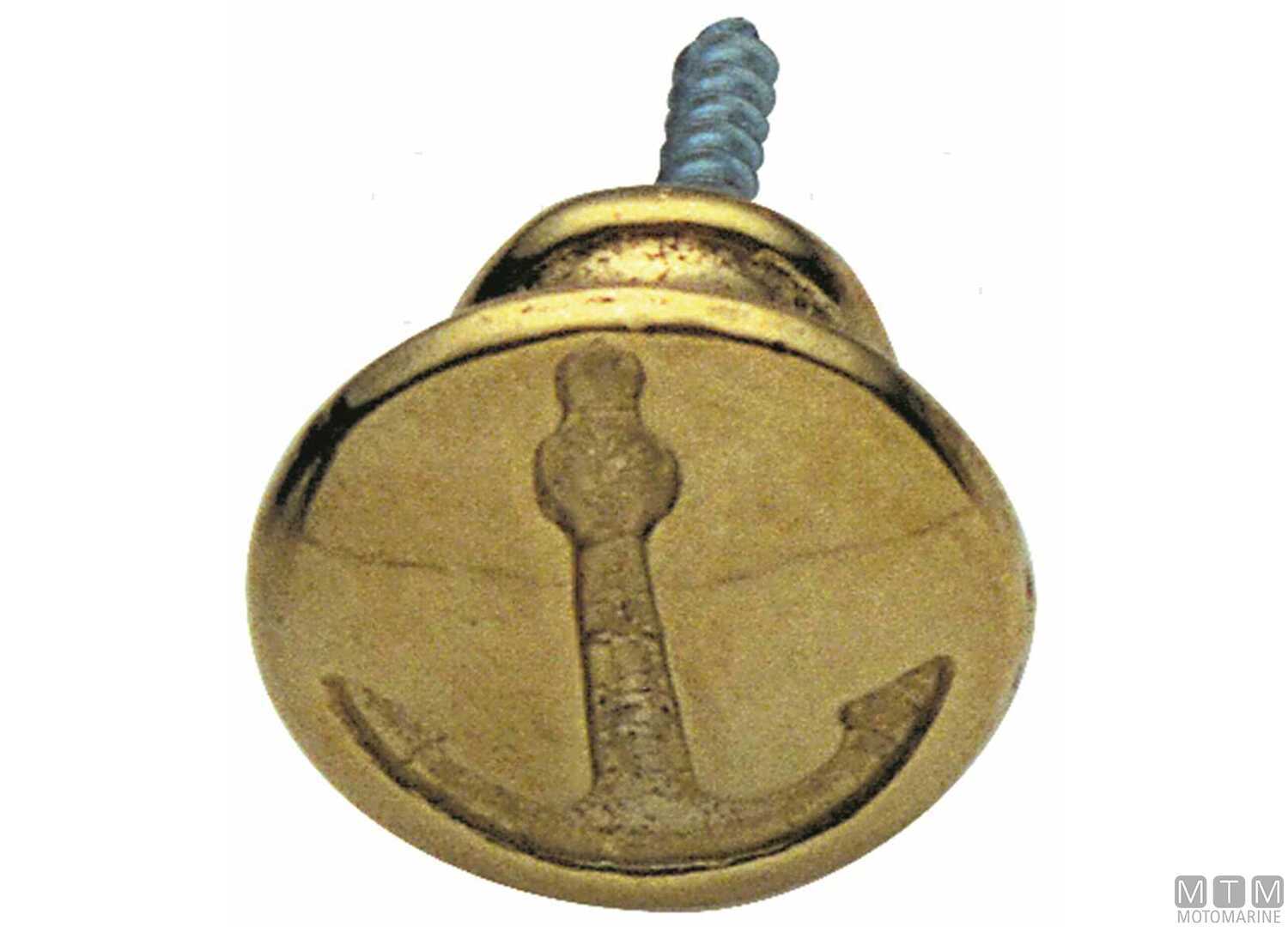 Image Pomolo &Oslash;23mm in Ottone Lucido