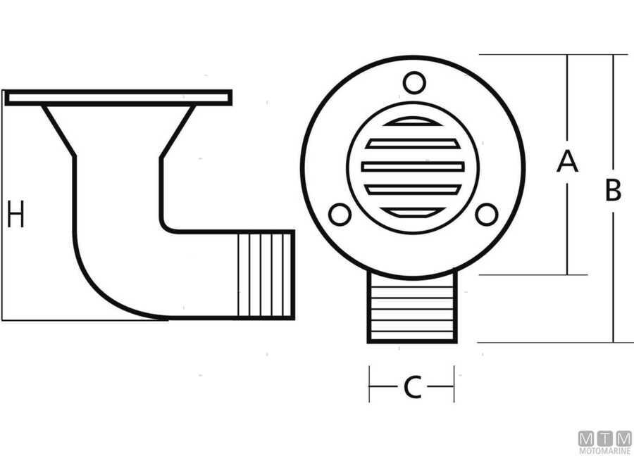 S/Steel XS 90° Barb Cockpit Drain-img1412004_1.jpg