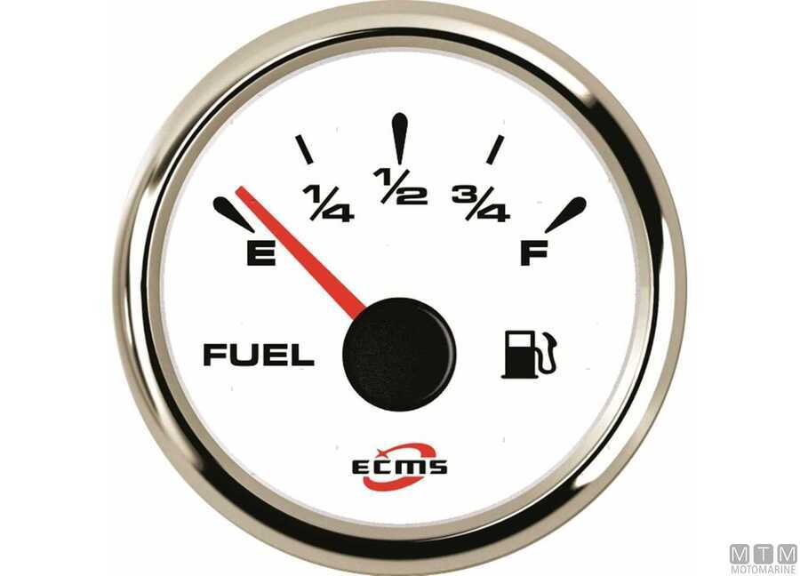 Contaore Indicatore del misuratore del livello del carburante per camion auto da 2 pollici 52mm 240-33ohm 52mm 12V 24V Manometro 