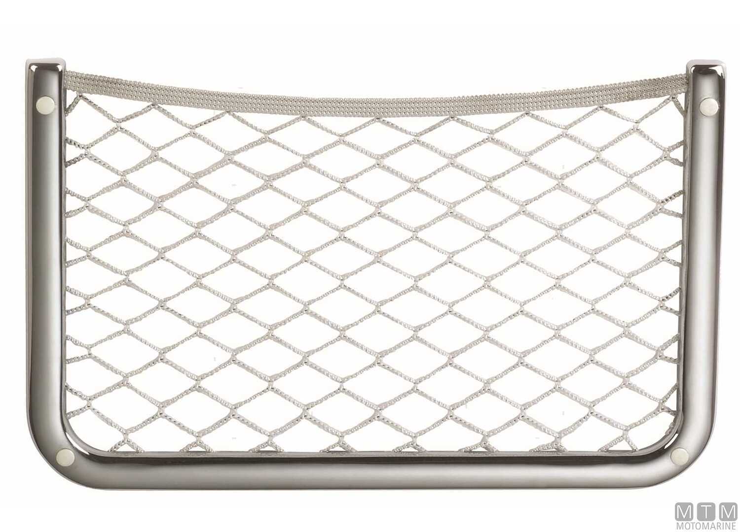 Image Rete Portaoggetti 34x22cm in Ottone Cromato