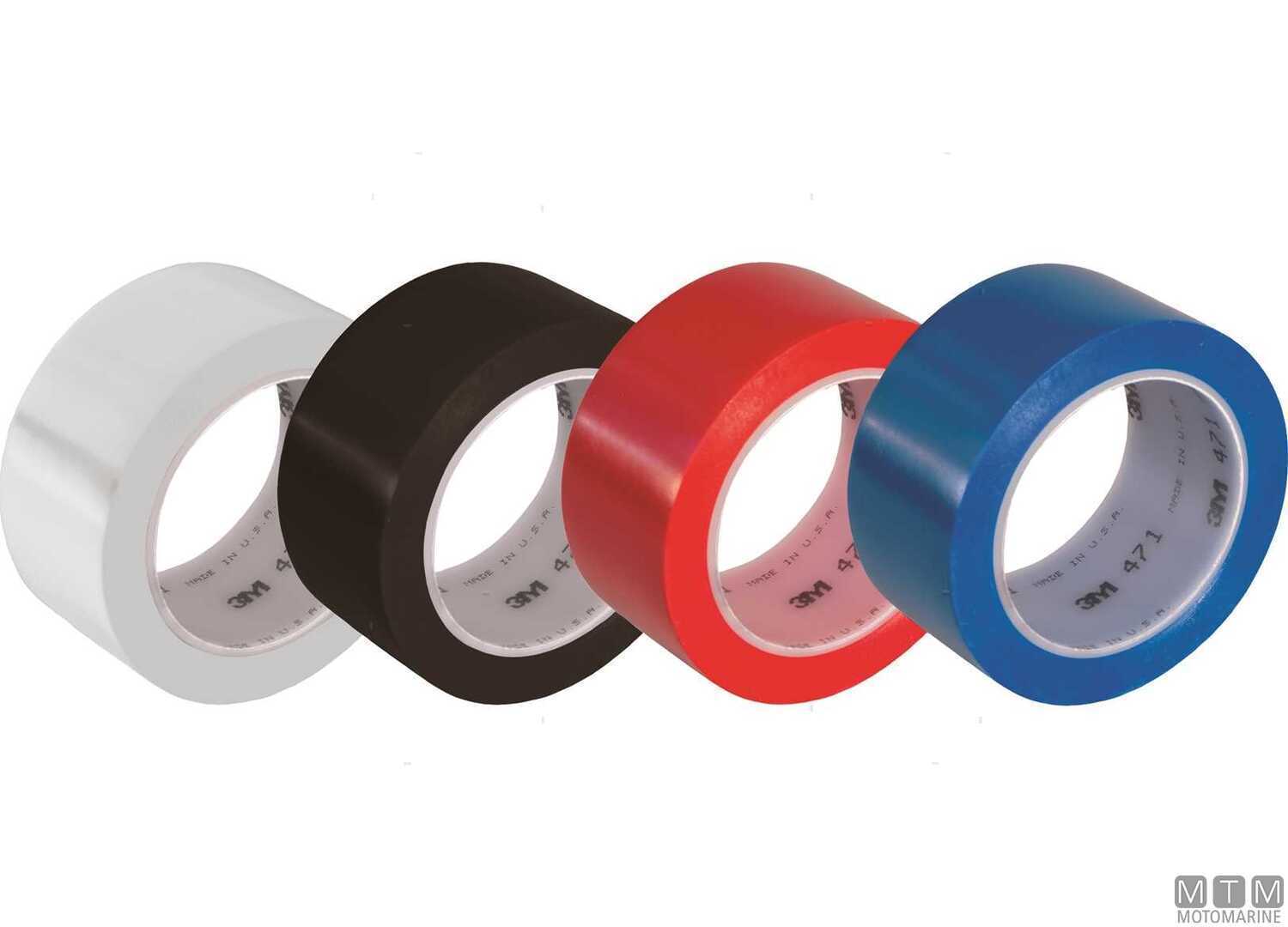 Image Nastro Colorato 3M Scotch 471 PVC Blu h50mm l33m
