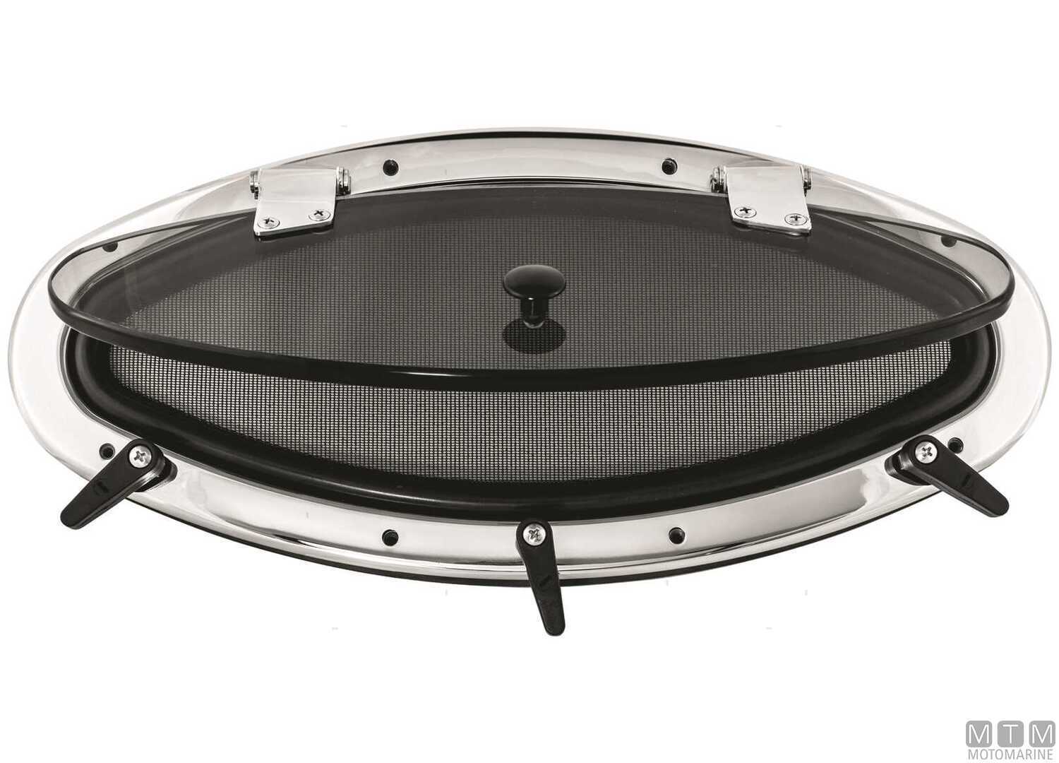 Image Oblo' Ovale Apribile MTM 461x203mm in Acciaio Inox