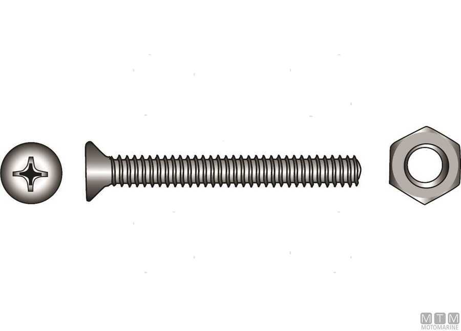 Viti Testa Svasata Piana DIN 965 + Dadi-img796504020_1.jpg