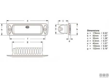Faro Da Coperta Hella Led Sea Hawk R 12 24v Prezzi E Offerte