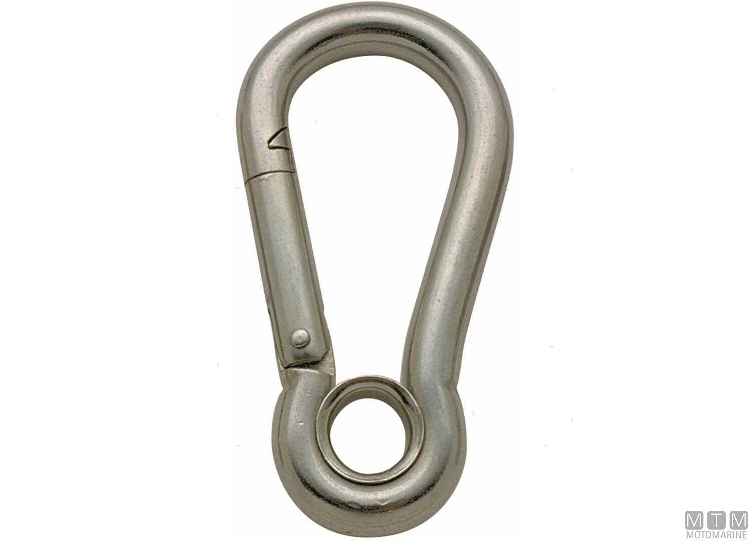 Image Moschettone Classic &Oslash;5mm con Occhio Acciaio Inox 316