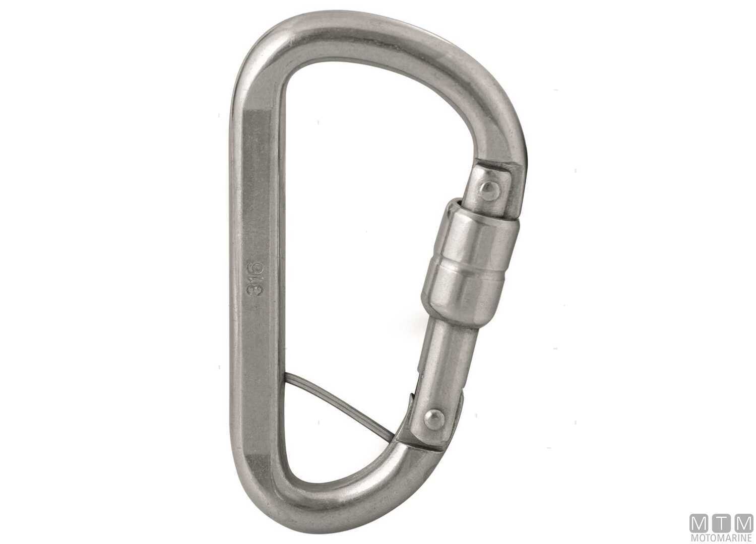 Image Moschettone di Sicurezza &Oslash;10mm Acciaio Inox 316