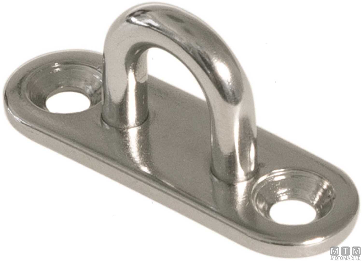 Image Ponticello su Piastra 2 Fori &Oslash;5mm Acciaio Inox 316