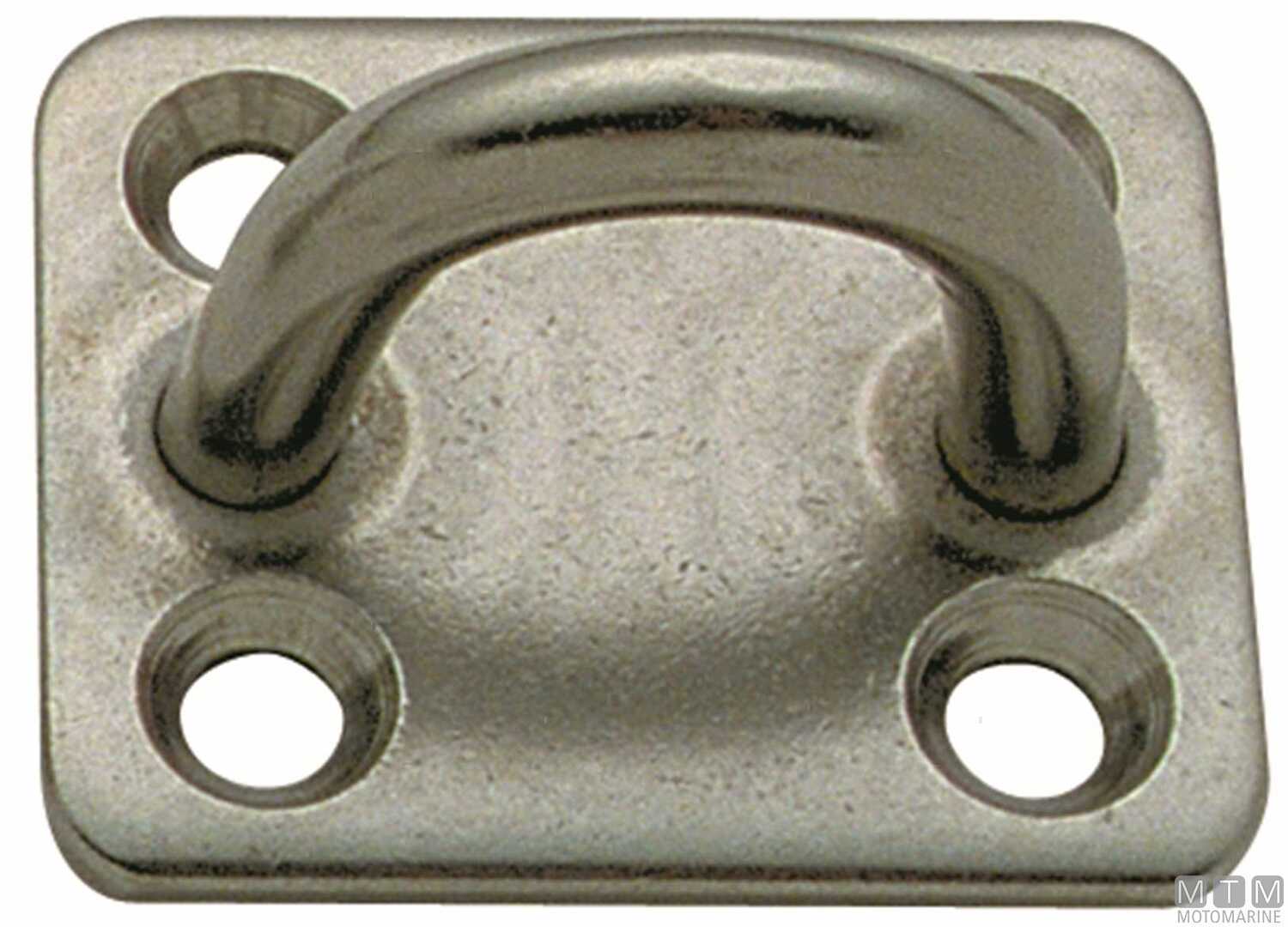 Image Ponticello su Piastra 4 Fori &Oslash;5mm Acciaio Inox 316