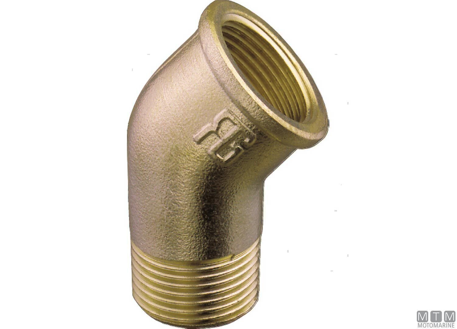 Image Gomito 45 M-F 1/2" Ottone