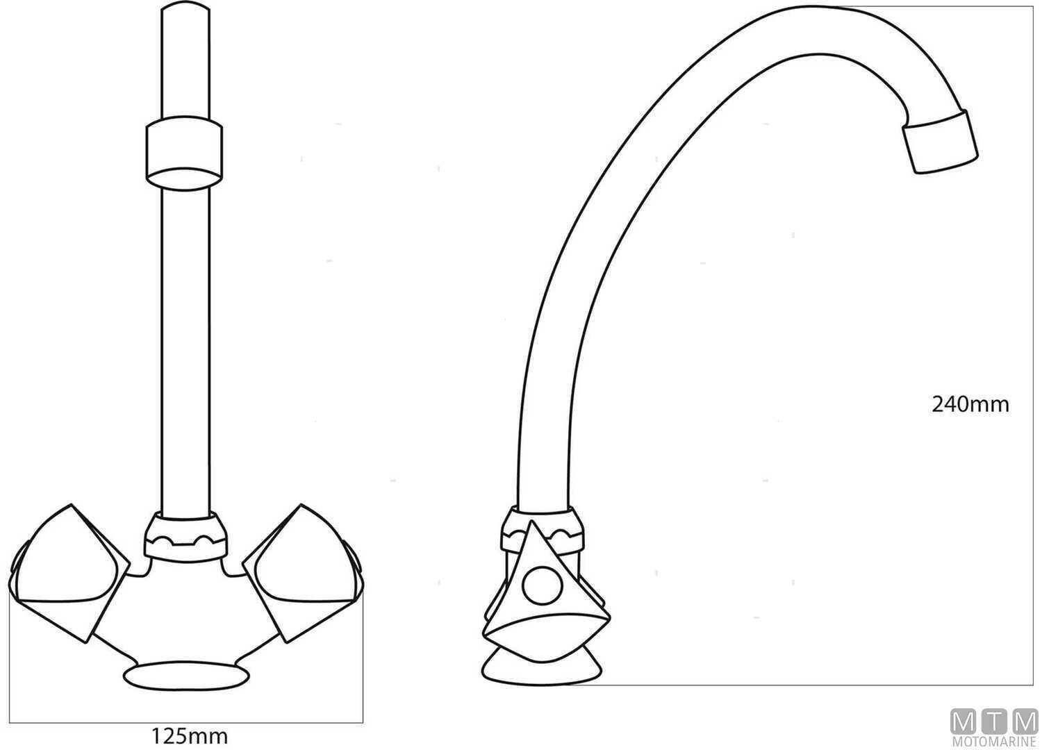 Rubinetto Miscelatore Classic Duo Canna Orientabile-img1510002_1.jpg