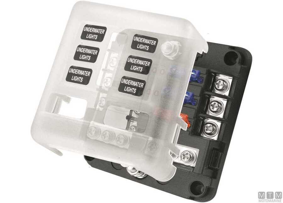 Scatola Porta Fusibili Standard (Unival) con Morsettiera -img2101686_1.jpg