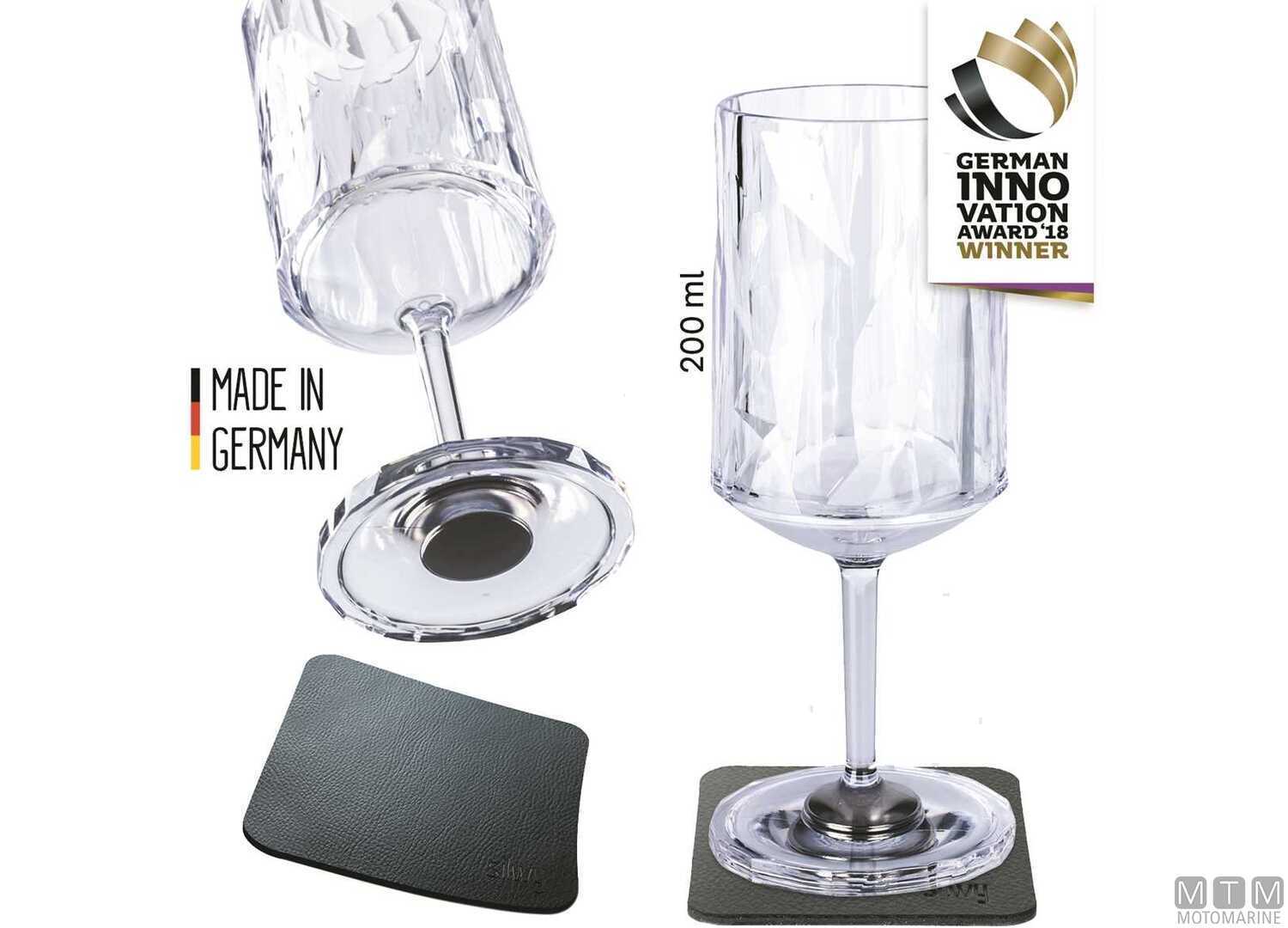 Image Set 2 Magnetic Pl Wine Glasses Silwy