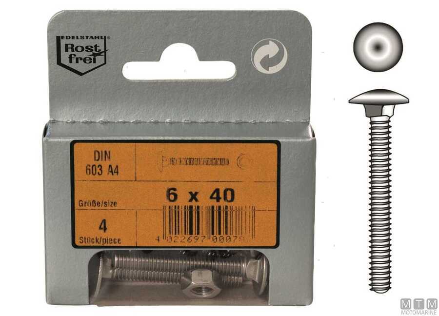 Viti Metriche Bandella Testa a Fungo DIN 603 Inox-img796030630.jpg