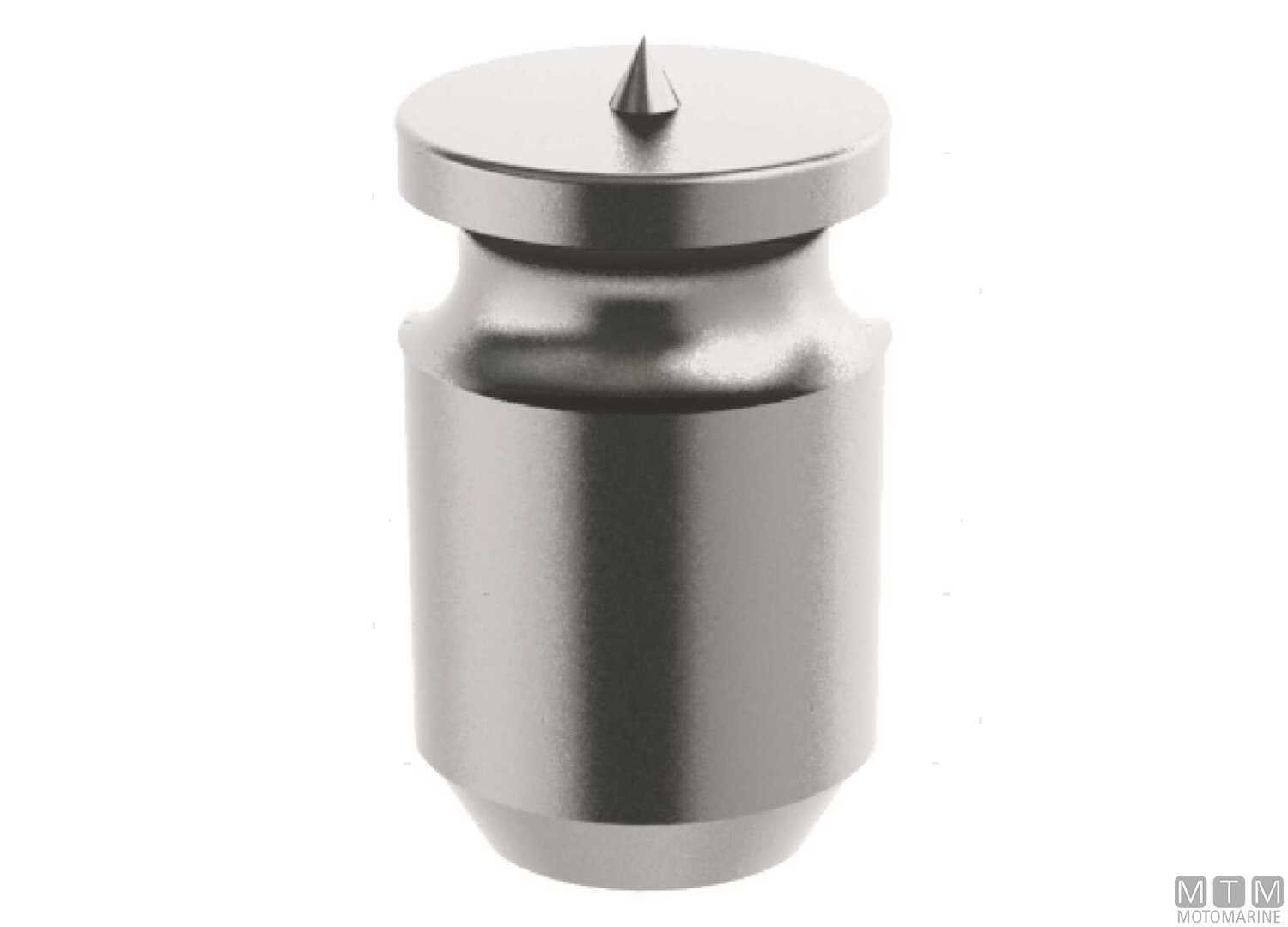 Arresto a Spinta Incassato Snap-in Ø28mm h26mm Cornice Acciaio Inox-img0342770_3.jpg