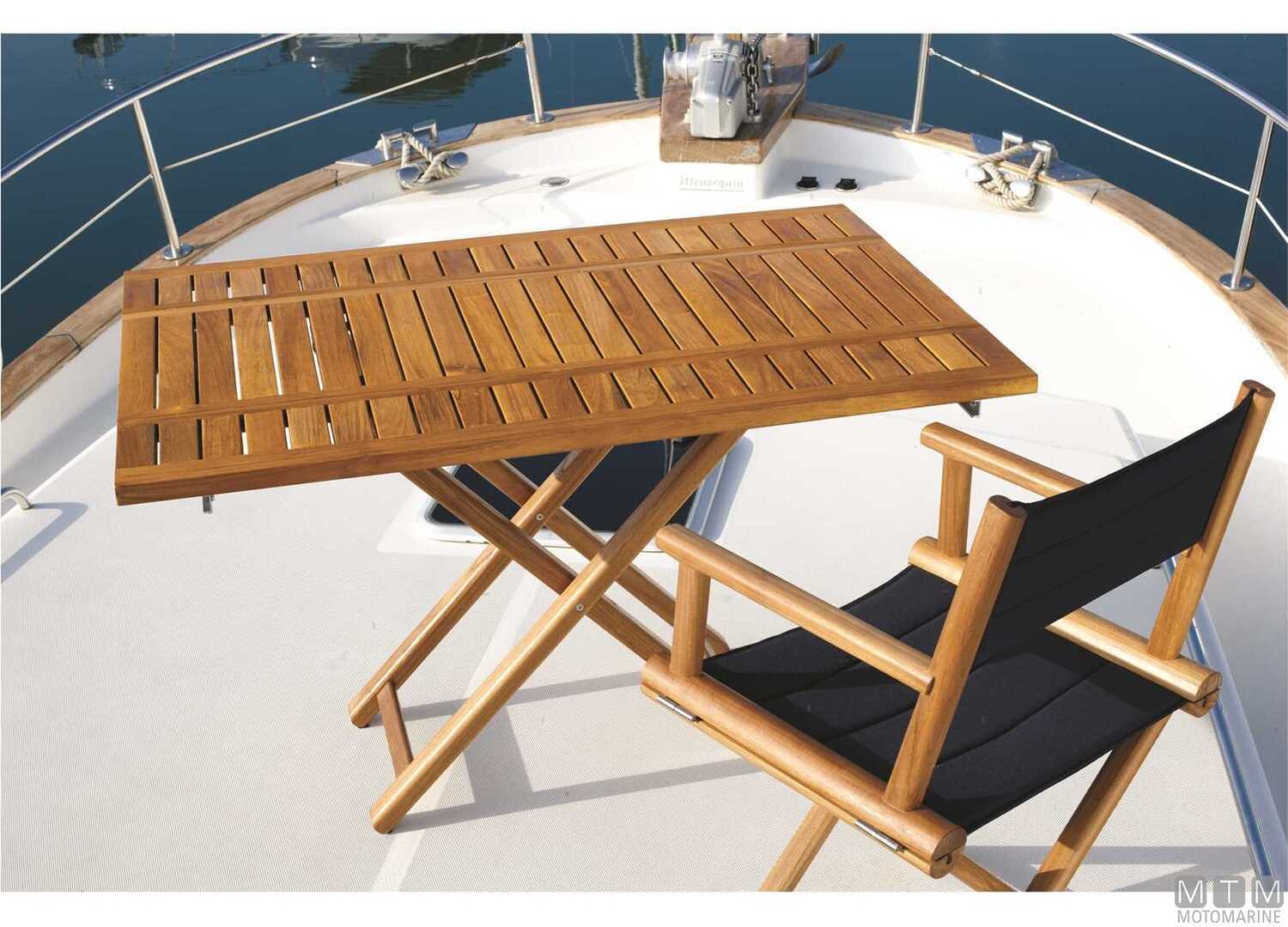 Image Tavolino Regolabile Marine B. in Teak 120x40/80cm h75/60cm