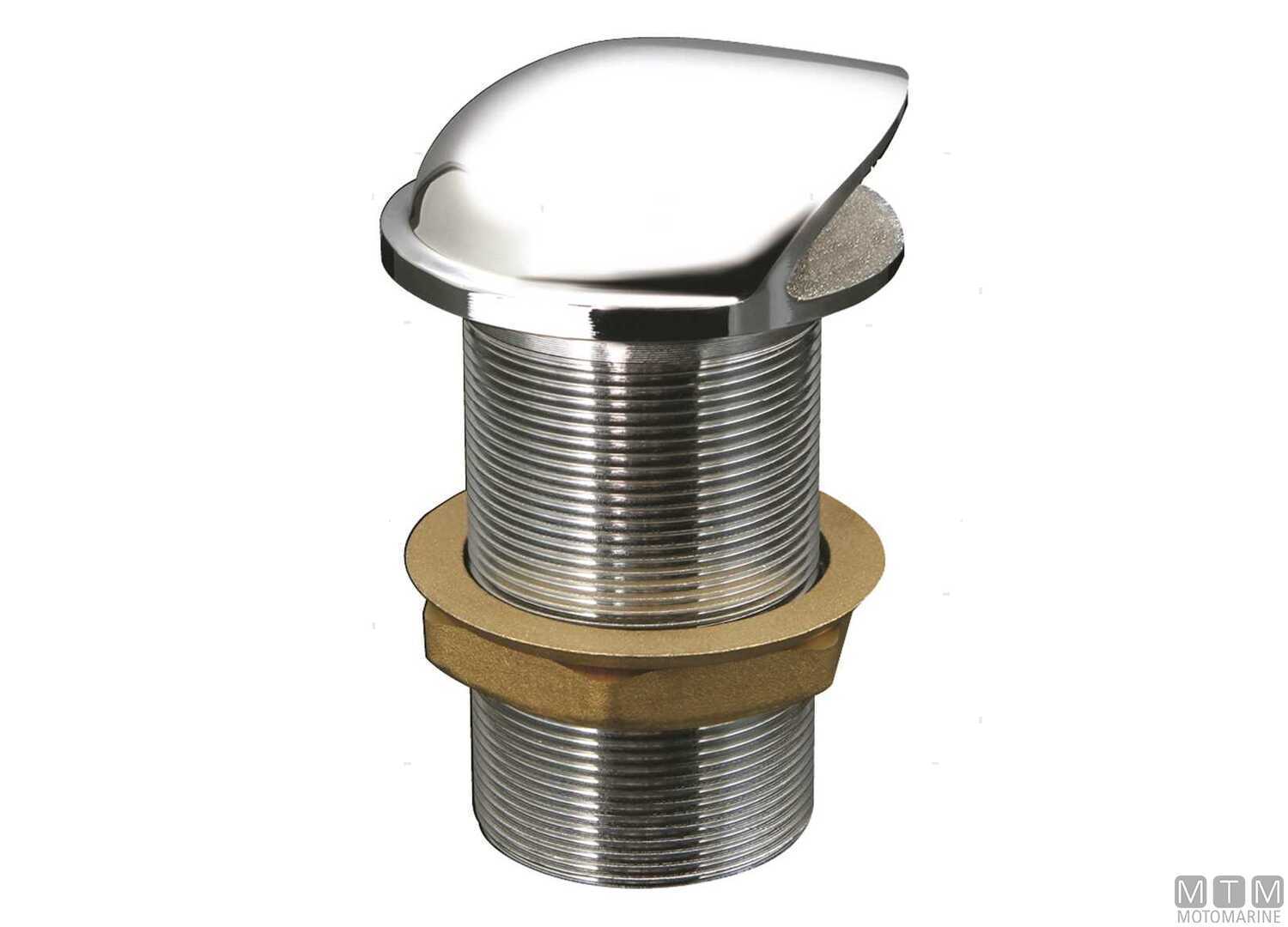 Image Scarico a Mare Coperto Filettato 3/8" Ottone Cromato