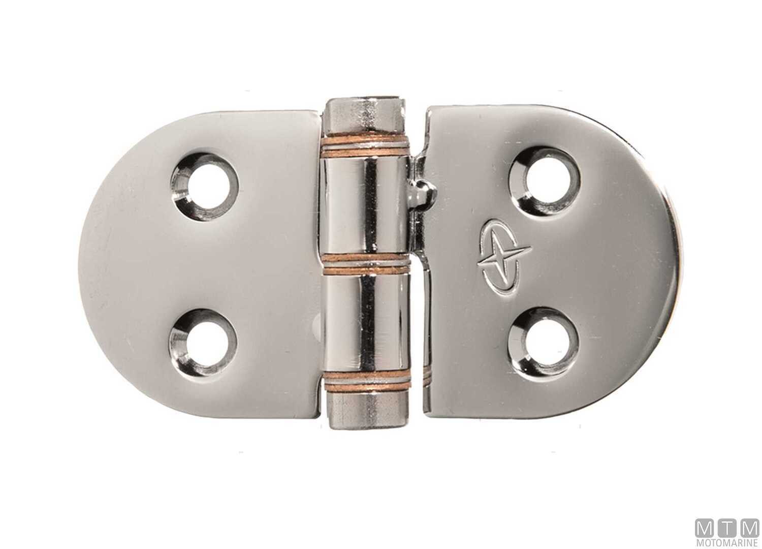 Image Cerniera Ovale Frenata Roca 38x76mm in Acciaio Inox 316