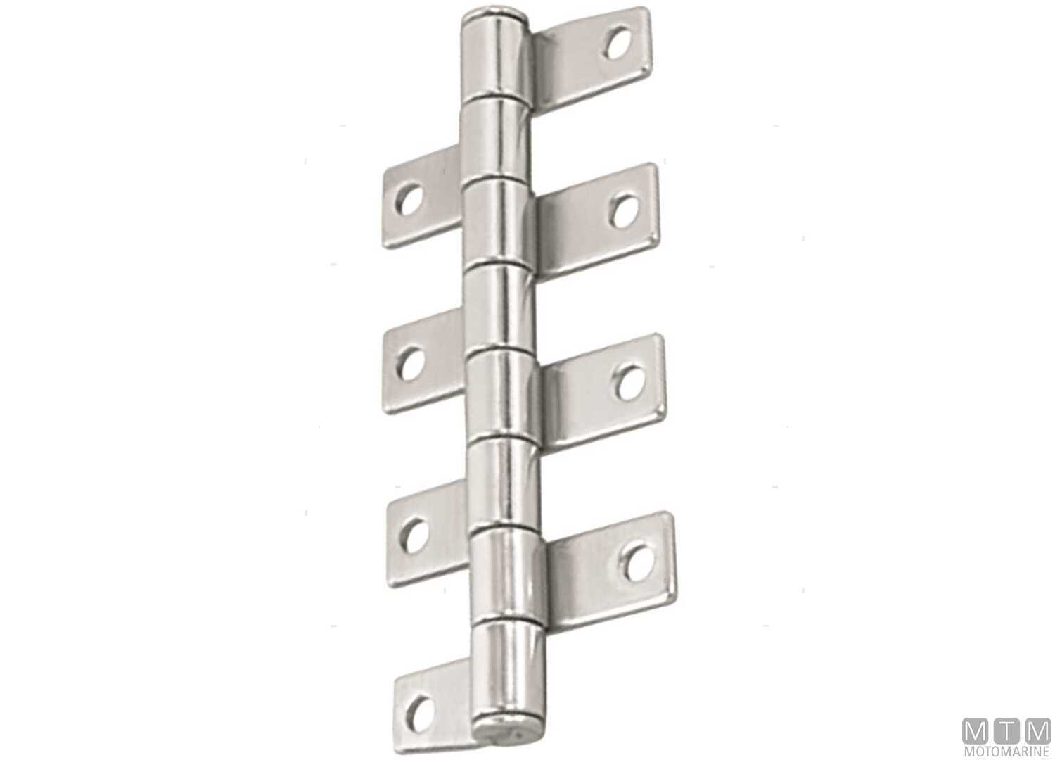 Image Cerniera Centopiedi Frenata Matec 53.8x45mm in Acciaio Inox 316