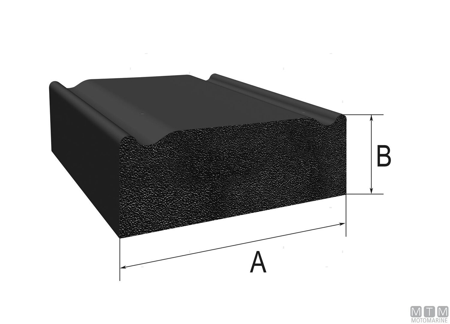 Guarnizione Trim-lok Flat Rubber Nero 12x3mm Adesivo Ht l15m-img3835120_4.jpg