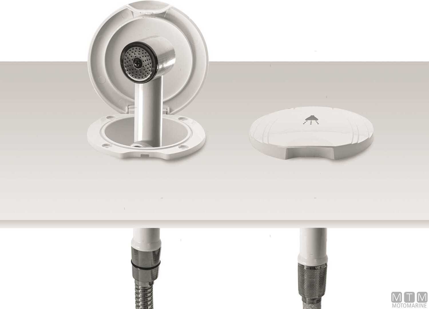 Image Tubo Doccia Inox 2.2m Terminali 1/2"-1/2"