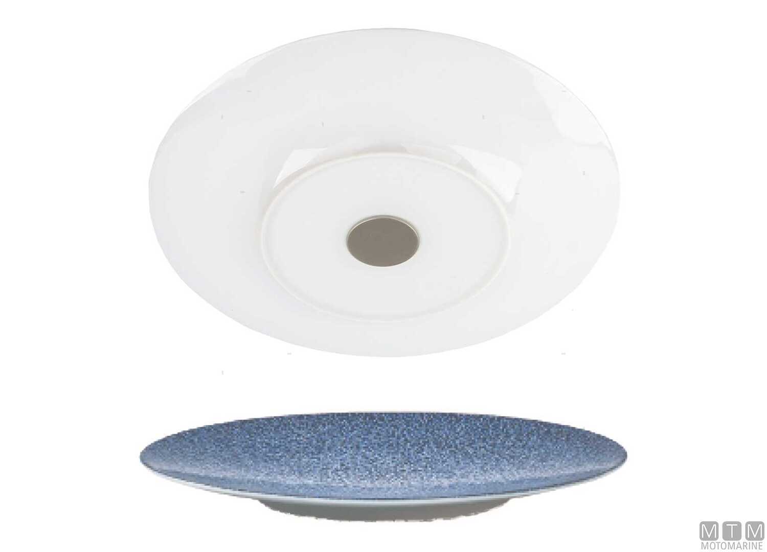 Image Set 2 Piatti Dess Magn Porc Ocean Silwy