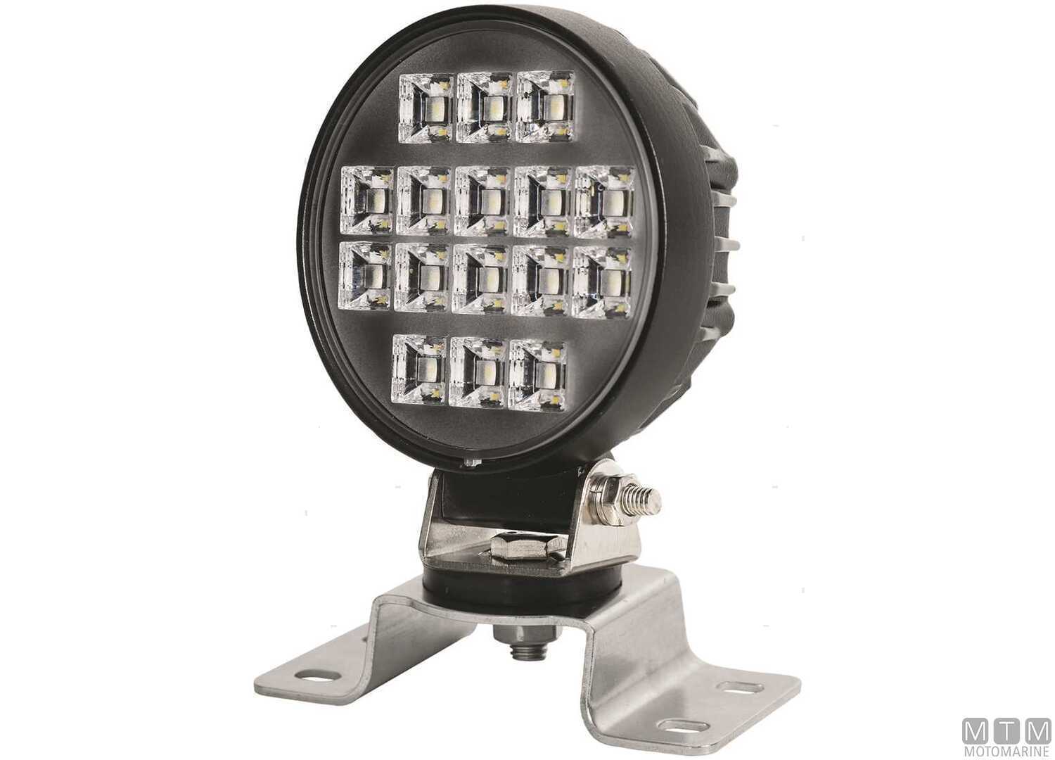 Image Deck Led Light with Base Black &Oslash;90mm