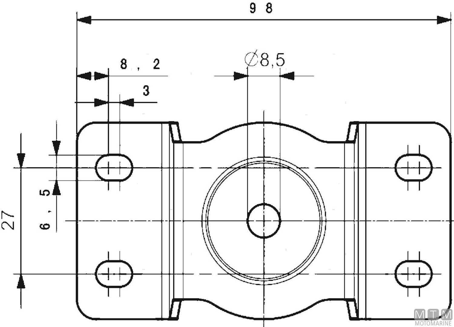 Faro Led da Coperta con Base Bianco Ø90mm-img2121139_2.jpg