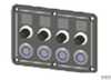 Pannello in Alluminio con Pulsanti Inox e Valvole