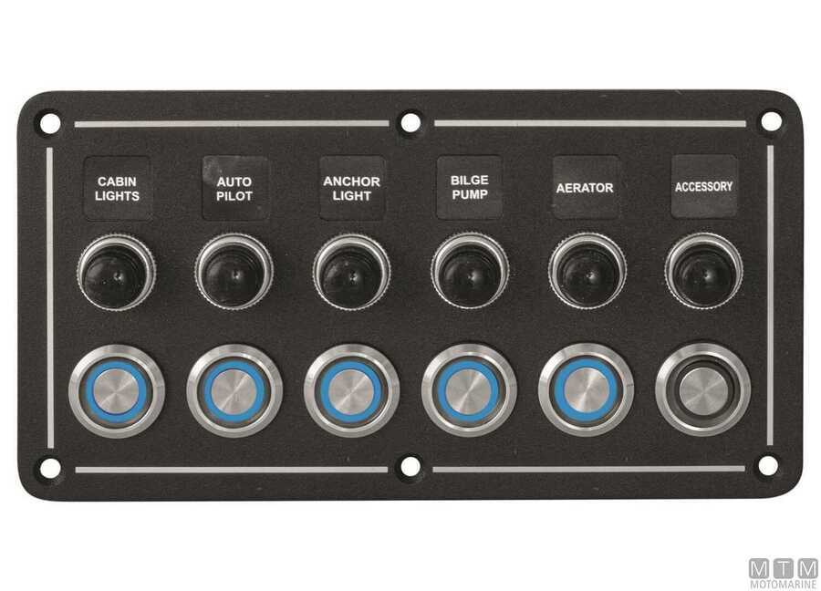 Aluminum Panel with S/Steel Buttons and Circuit Breakers-img2102540_3.jpg