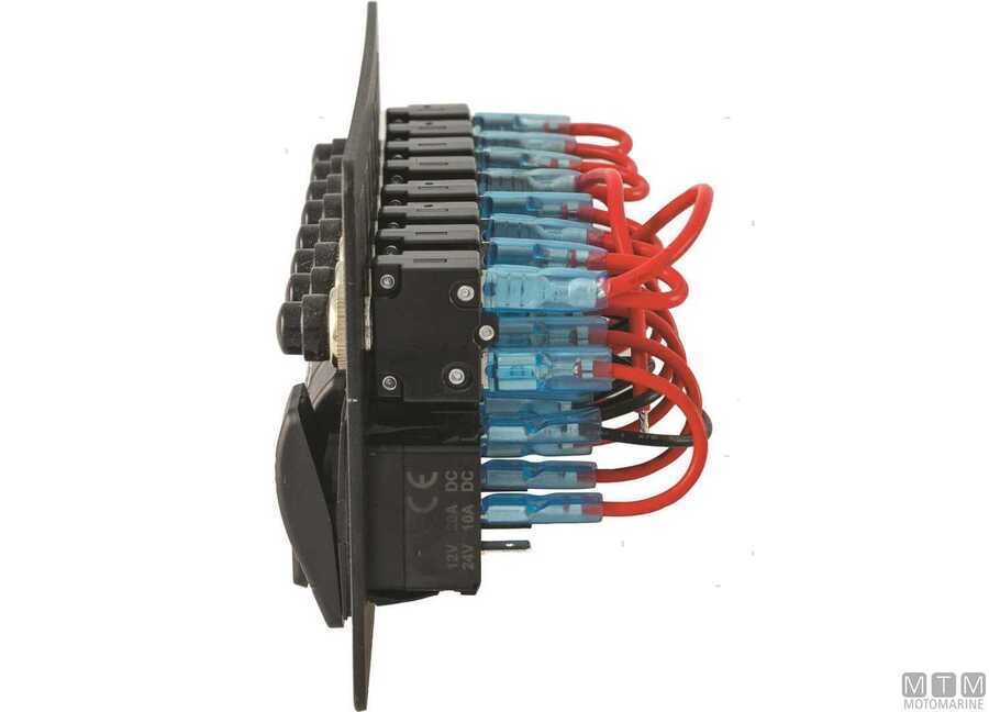 Pannello Aluminum Black con Interruttori Basculanti e Valvole-img2102530_8.jpg