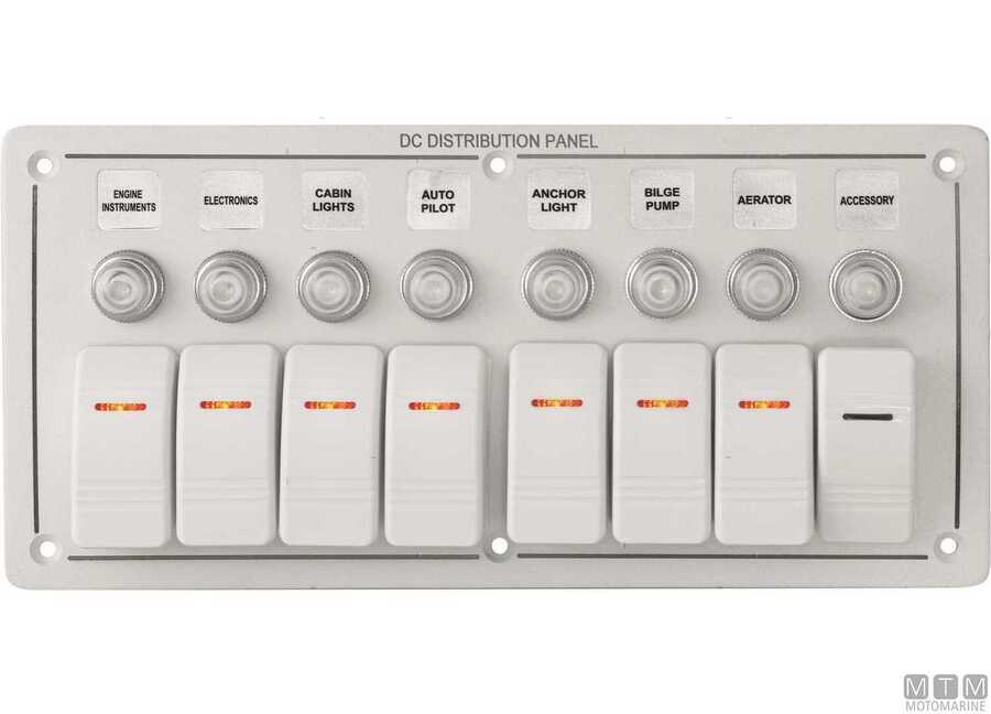 Pannello Aluminum White con Interruttori Basculanti e Valvole-img2102520_4.jpg