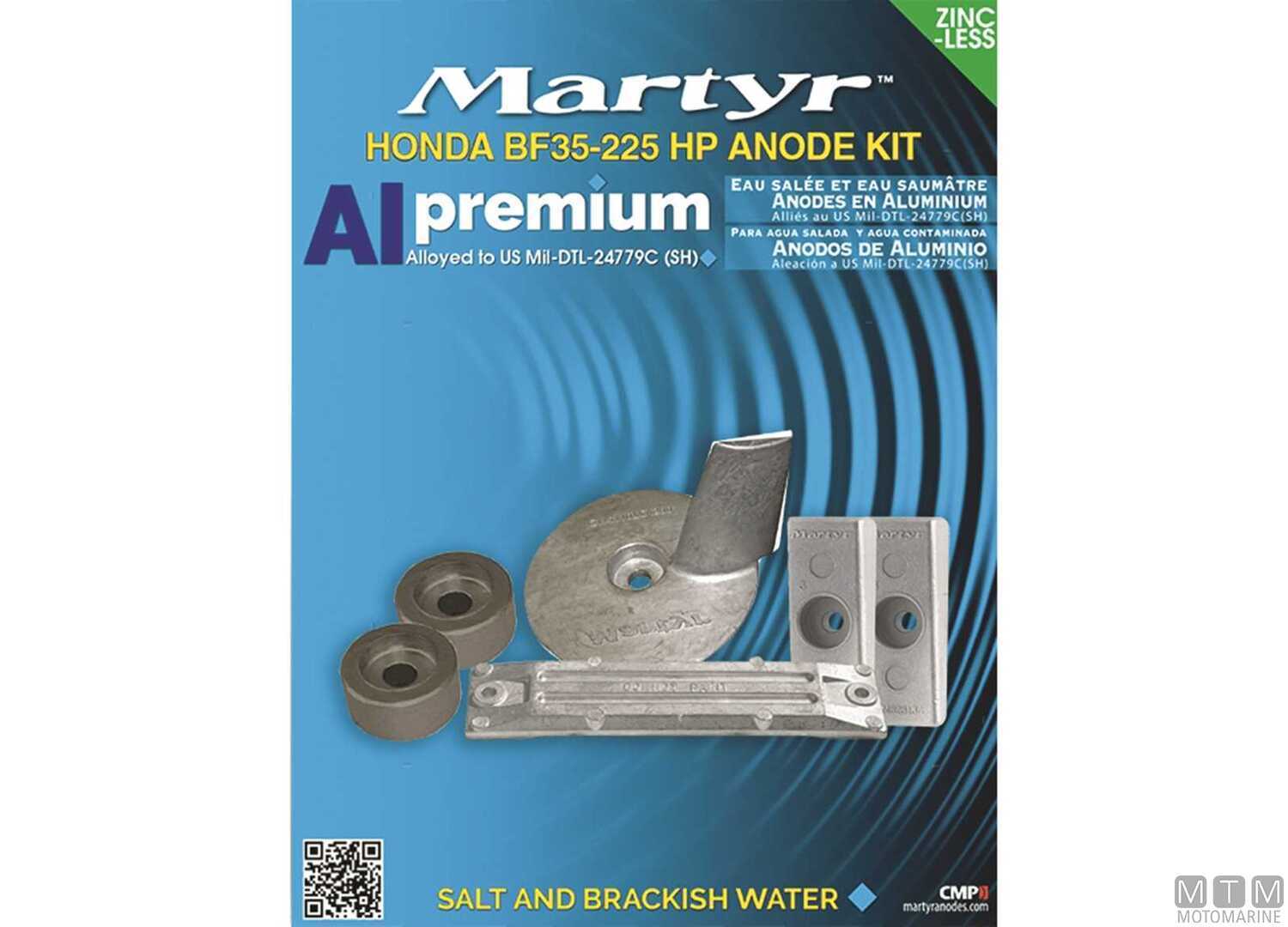 Image Aluminum Anode Kit for Honda BF35/225