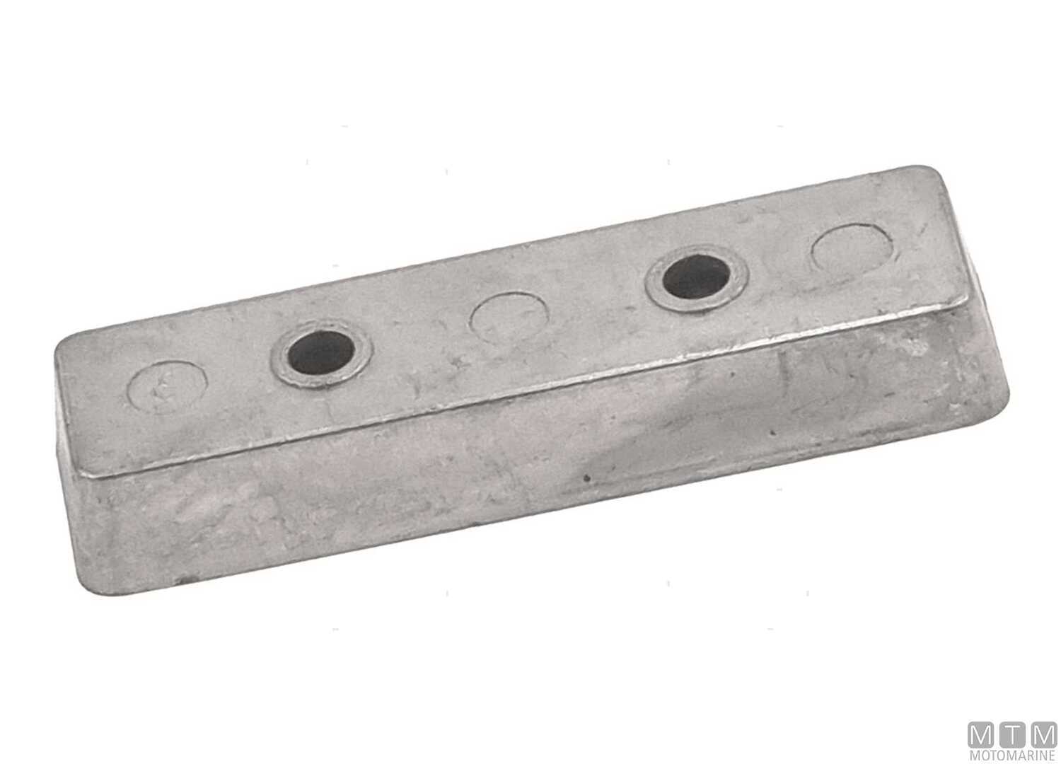 Image Anodo a Piastra Rettangolare per Flap Bennet l95mm in Zinco